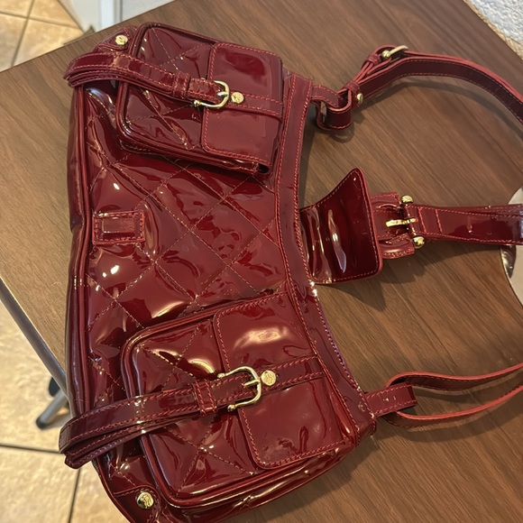 Burberry Quilted Patent Leather- Burgundy - Picture 10 of 15